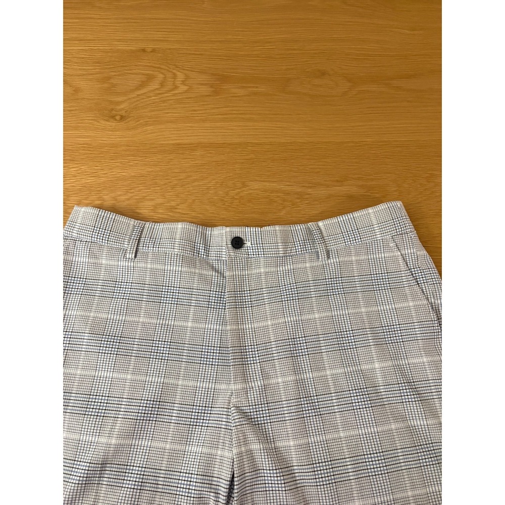 Zara Plaid Pants Womens Size 34 Multicolor Flat Front Zip Polyester - Picture 3 of 9
